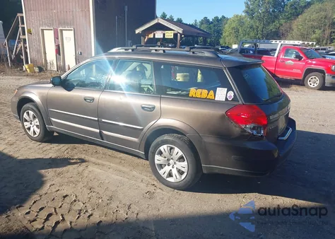 2009 Subaru Outback 2.5I from USA, damaged, VIN 4S4BP60C896314616